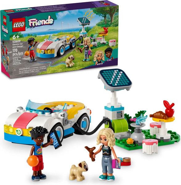 Изображение товара Конструктор Lego Friends Электромобиль и зарядное устройство 42609