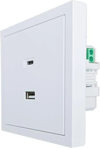 Изображение товара Розетка Lezard Zima 704-0288-192TC (белый)