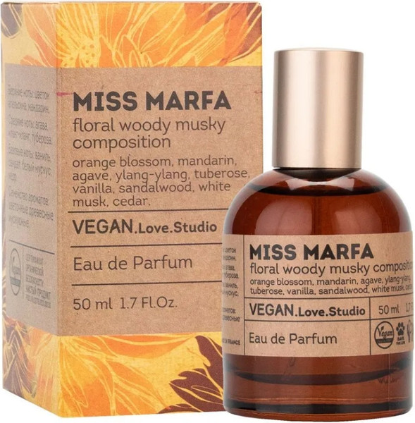 Изображение товара Парфюмерная вода Delta Parfum Vegan Love Studio Miss Marfa (50мл)
