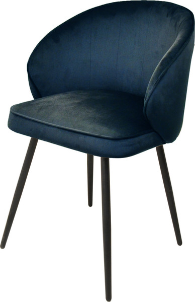 Изображение товара Стул Мирабелла Бордо (велюр синий/черный)
