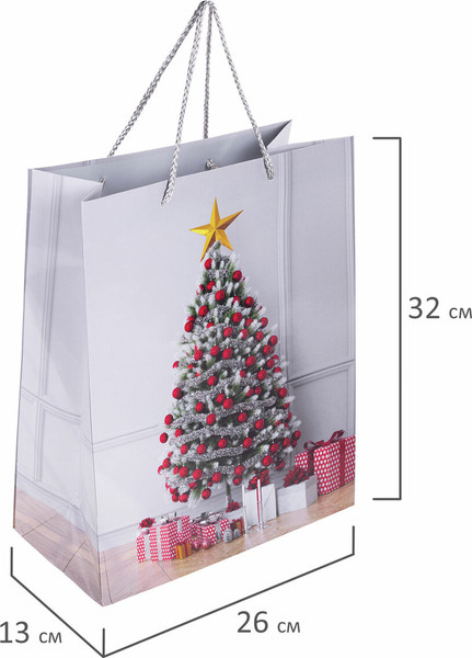 Изображение товара Набор пакетов подарочных Золотая сказка Новогодний. Collection Large / 591954 (4шт)