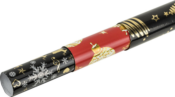 Изображение товара Набор бумаги для оформления подарков Золотая сказка Новогодняя / 592190 (3шт)