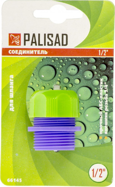 Изображение товара Соединитель для шланга Palisad 66145