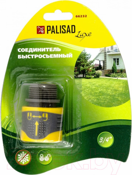 Изображение товара Соединитель для шланга Palisad 66232
