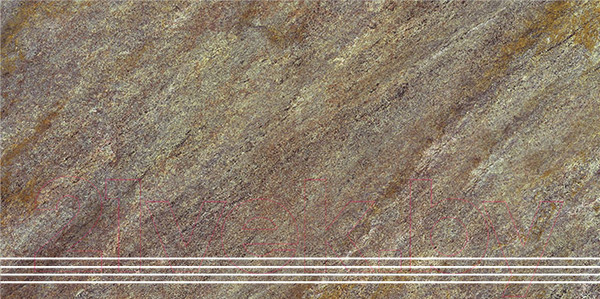 Изображение товара Ступень Керамин Кварцит 4 (295x600)