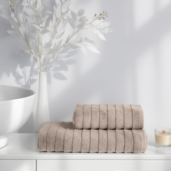 Изображение товара Полотенце Verossa Verossa Steps texture 50x90 (кофе)