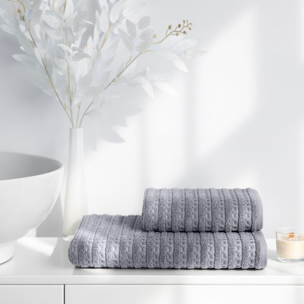 Изображение товара Полотенце Verossa Verossa Pique texture 70x140 (графит)