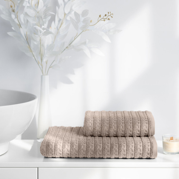 Изображение товара Полотенце Verossa Verossa Pique texture 70x140 (кофе)