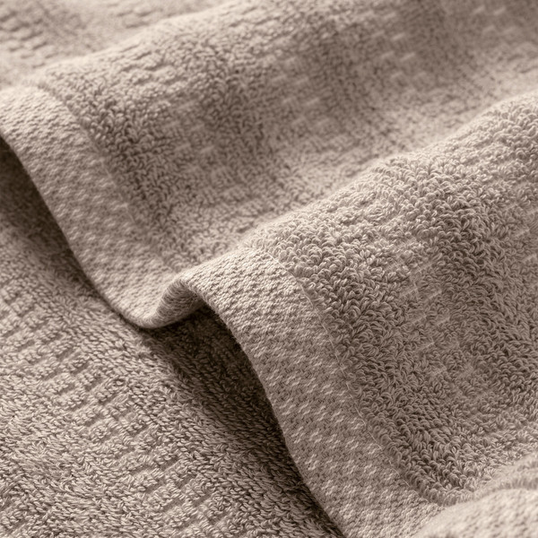 Изображение товара Полотенце Verossa Verossa Wave&pixels 70x140 (кофе/белый)