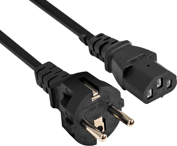 Изображение товара Кабель ExeGate Special PC-1.8P VDE-250V-3x0.75mm2 / EP280646RUS (1.8м)