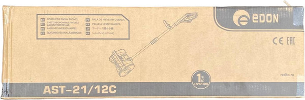 Изображение товара Снегоуборщик аккумуляторный Edon AST-21/12C