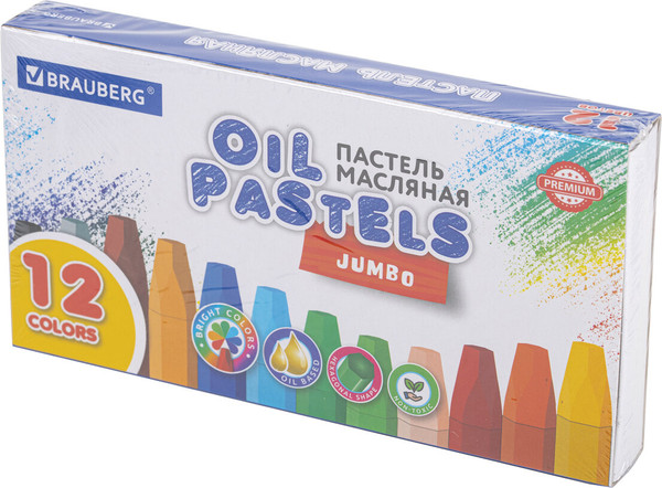 Изображение товара Набор масляной пастели Brauberg Premium / 272711 (12цв)
