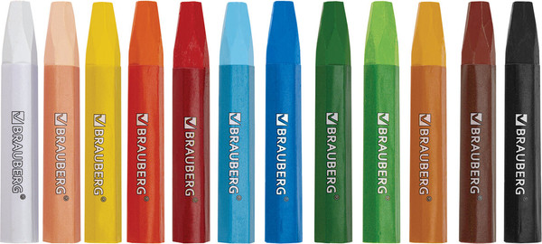 Изображение товара Набор масляной пастели Brauberg Premium / 272711 (12цв)