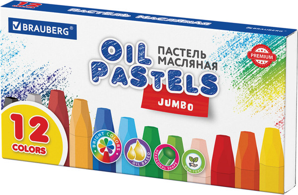 Изображение товара Набор масляной пастели Brauberg Premium / 272711 (12цв)