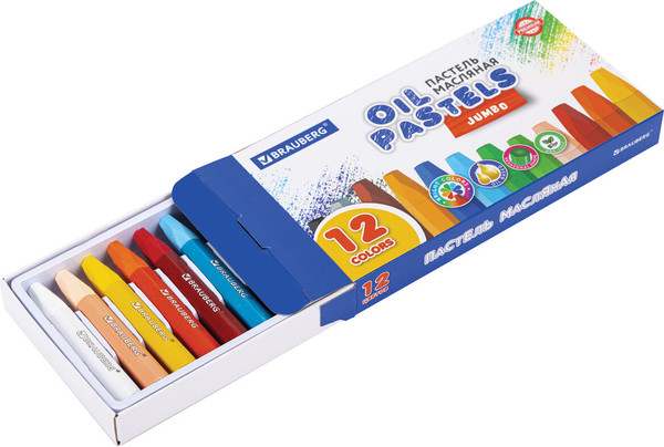 Изображение товара Набор масляной пастели Brauberg Premium / 272711 (12цв)