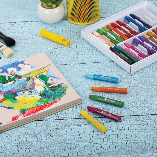 Изображение товара Набор масляной пастели Brauberg Premium / 272712 (25цв)