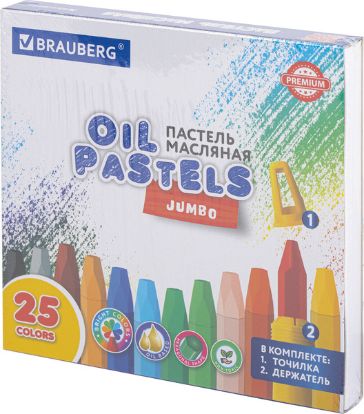 Изображение товара Набор масляной пастели Brauberg Premium / 272712 (25цв)