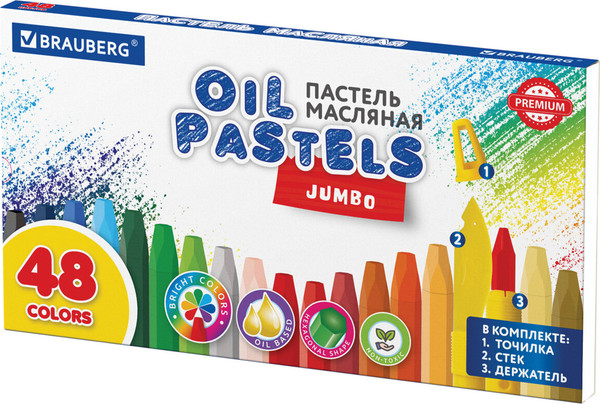 Изображение товара Набор масляной пастели Brauberg Premium / 272714 (48цв)