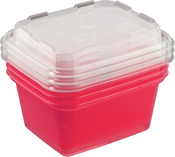 Изображение товара Набор лотков для заморозки Berossi Zip Mini ИК 84554000 (3шт, сангрия)