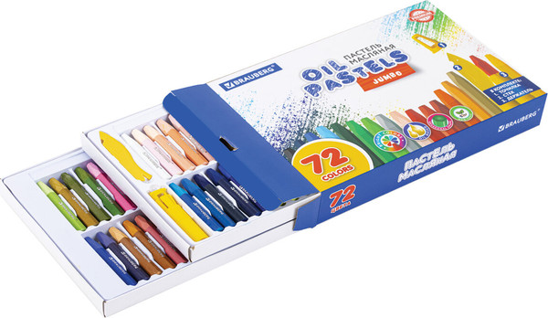 Изображение товара Набор масляной пастели Brauberg Premium / 272715 (72цв)