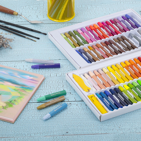 Изображение товара Набор масляной пастели Brauberg Premium / 272715 (72цв)