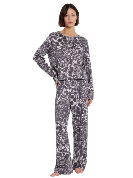 Изображение товара Комплект домашней одежды Mark Formelle 592468-1 (р.164/170-92-98, граффити на графите)