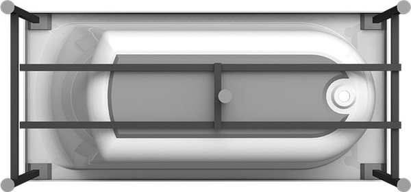 Изображение товара Ванна акриловая Radomir Николь Стандарт 150x70 / 2-79-2-0-0-239Р (с гидромассажем)
