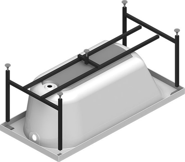 Изображение товара Ванна акриловая Radomir Николь Терапия 150x70 / 2-81-2-0-0-239Р (с гидромассажем)