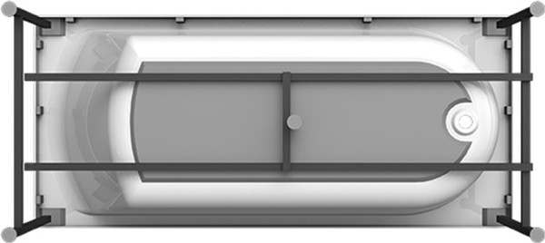 Изображение товара Ванна акриловая Radomir Николь Стандарт 180x80 / 2-79-2-0-0-210Р (с гидромассажем)