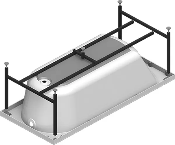 Изображение товара Ванна акриловая Radomir Николь Терапия 180x80 / 2-81-2-0-0-210Р (с гидромассажем)