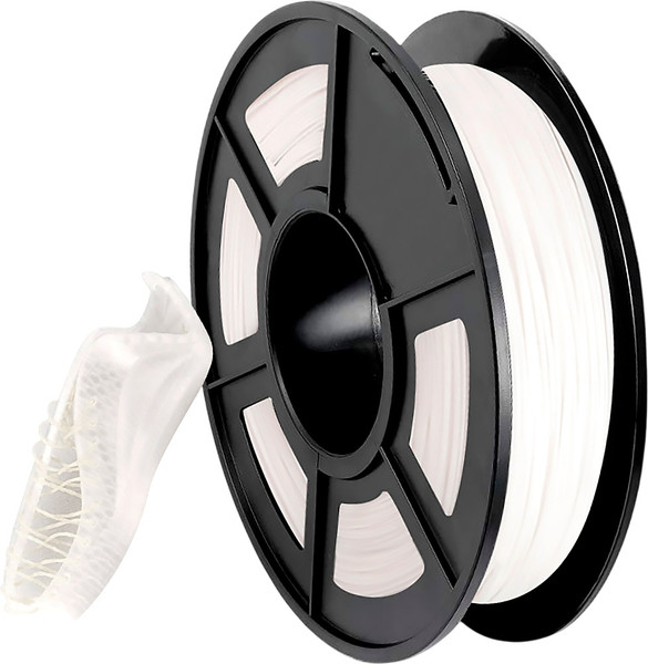 Изображение товара Пластик для 3D-печати NV Print NV-3D-TPU-WHITE (1.75мм, 500г, белый)