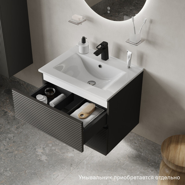 Изображение товара Тумба под умывальник IDDIS Bild BIL80G0i95 (темно-серый)