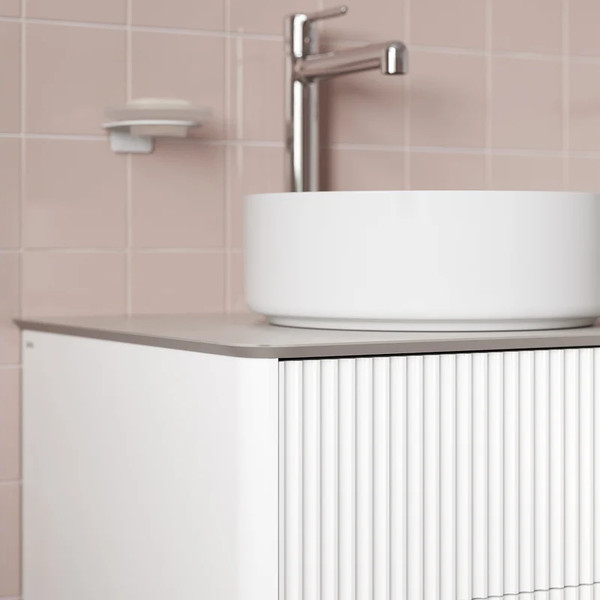 Изображение товара Столешница для тумбы в ванную IDDIS Optima Home OPH10W0i89 (cветло-серый бетон)