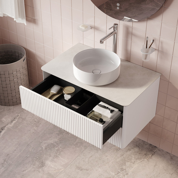 Изображение товара Тумба под умывальник IDDIS Aiger AIG80W0i95 (белый)