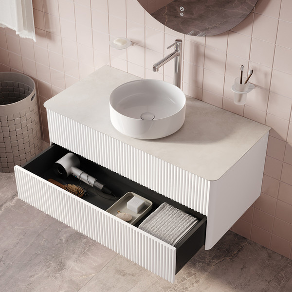 Изображение товара Тумба под умывальник IDDIS Aiger AIG10W0i95 (белый)