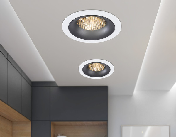 Изображение товара Точечный светильник Ambrella TN102722 WH/BK (белый/черный)