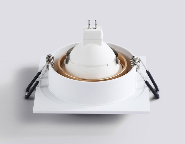 Изображение товара Точечный светильник Ambrella TN102728 WH/GD (белый/золото)