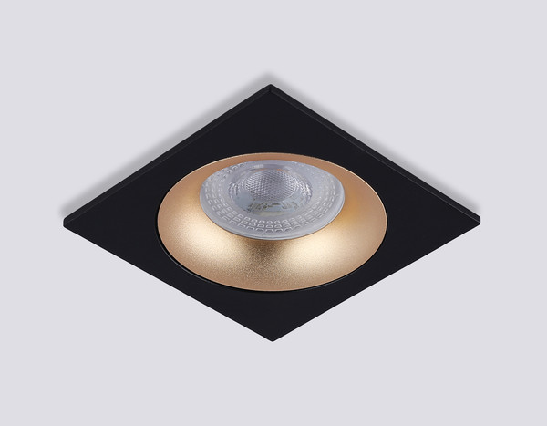 Изображение товара Точечный светильник Ambrella TN102730 BK/GD (черный/золото)