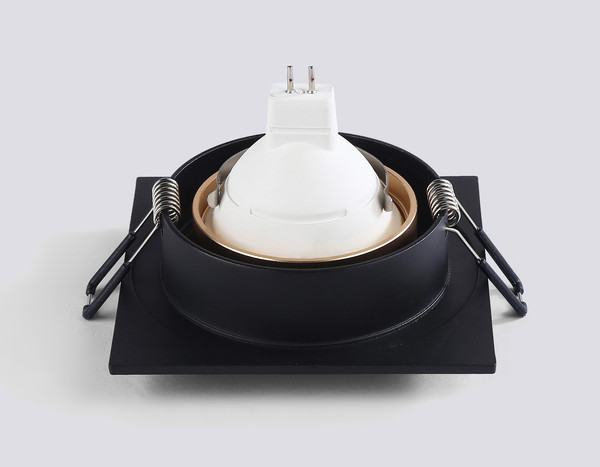 Изображение товара Точечный светильник Ambrella TN102730 BK/GD (черный/золото)