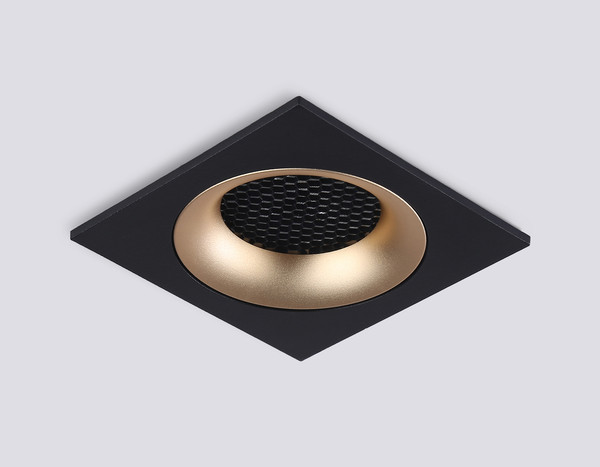 Изображение товара Точечный светильник Ambrella TN102730 BK/GD (черный/золото)