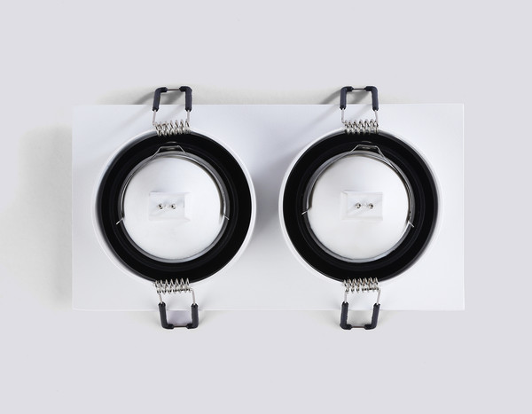 Изображение товара Точечный светильник Ambrella TN102732/2 WH/BK (белый/черный)