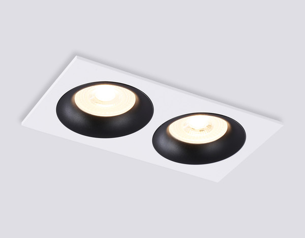 Изображение товара Точечный светильник Ambrella TN102732/2 WH/BK (белый/черный)