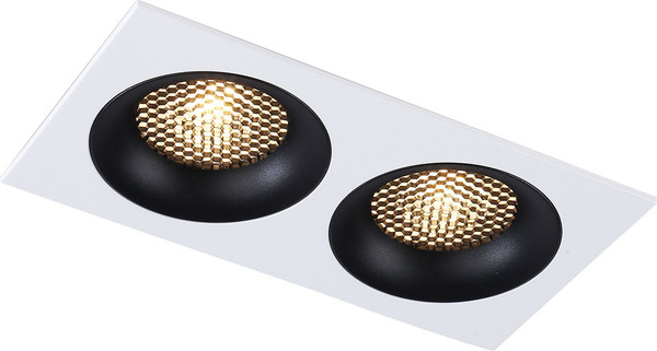 Изображение товара Точечный светильник Ambrella TN102732/2 WH/BK (белый/черный)