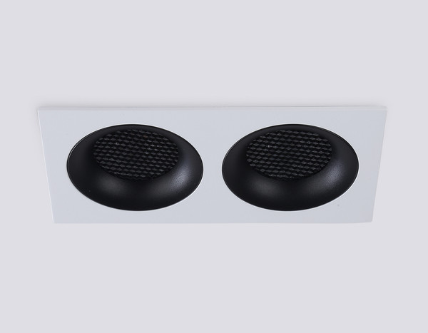 Изображение товара Точечный светильник Ambrella TN102732/2 WH/BK (белый/черный)