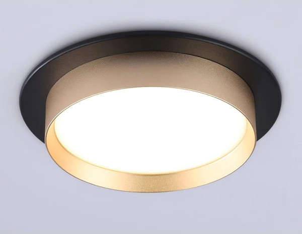 Изображение товара Точечный светильник Ambrella TN5228 BK/GD (черный/золото)