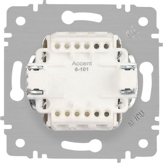 Изображение товара Выключатель INTRO Accent 6-101-10 / Б0063444 (венге)