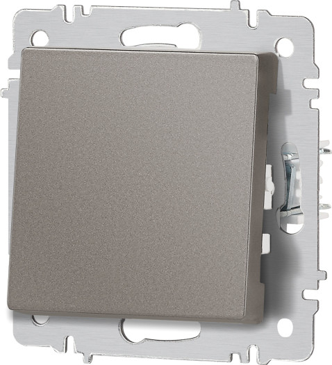 Изображение товара Выключатель INTRO Accent 6-101-09 / Б0063440 (титан)