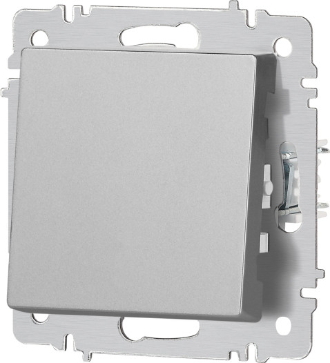 Изображение товара Выключатель INTRO Accent 6-101-03 / Б0063437 (алюминий)