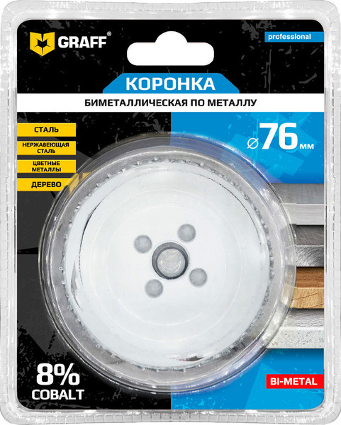 Изображение товара Коронка GRAFF 76мм 108076