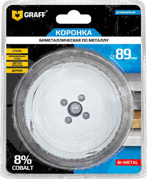 Изображение товара Коронка GRAFF 89мм 108089